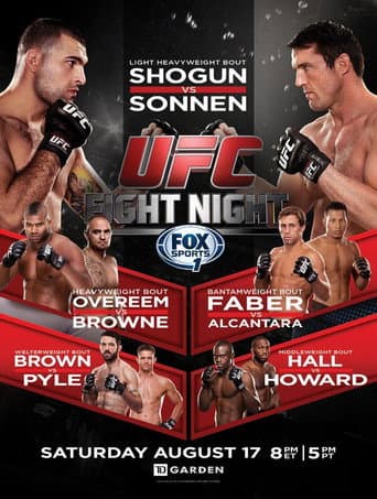 Poster for UFC Fight Night 26: Shogun vs. Sonnen