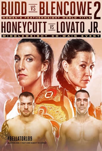 Poster for Bellator 189: Budd vs. Blencowe 2