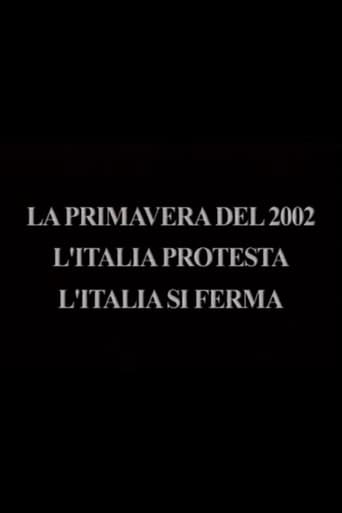 Poster for The Spring of 2002 - Italy Protests, Italy Stops