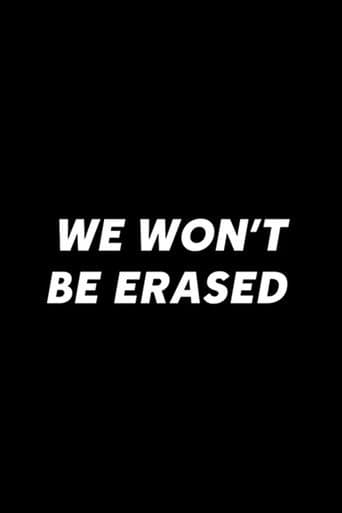 Poster for We Won't Be Erased