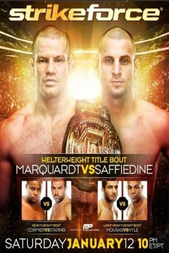 Poster for Strikeforce: Marquardt vs. Saffiedine