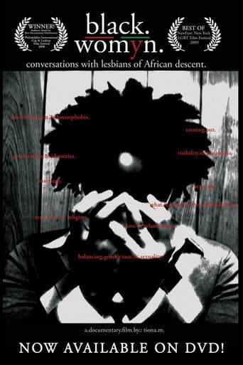 Poster for Black./Womyn.:Conversations with Lesbians of African Descent