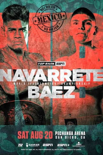 Poster for Emanuel Navarrete vs. Eduardo Baez
