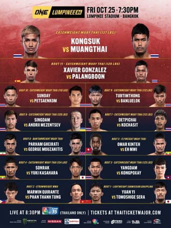 Poster for ONE Friday Fights 84: Kongsuk vs. Muangthai
