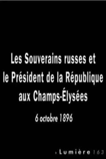 Poster for Paris: Les souverains russes et le président de la République aux Champs-Élysées