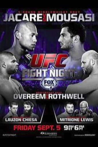 Poster for UFC Fight Night 50: Jacare vs. Mousasi