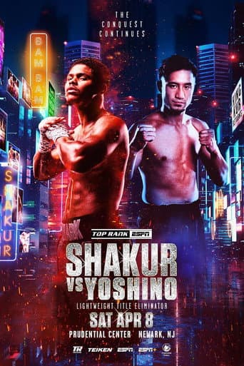 Poster for Shakur Stevenson vs. Shuichiro Yoshino