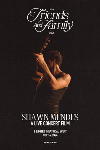 Poster for Shawn Mendes: For Friends and Family Only – A Live Concert Film