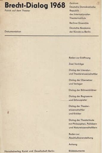 Poster for Brecht Dialog