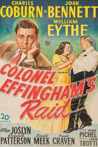 Poster for Colonel Effingham's Raid