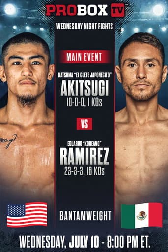 Poster for Katsuma Akitsugi vs. Eduardo Ramirez