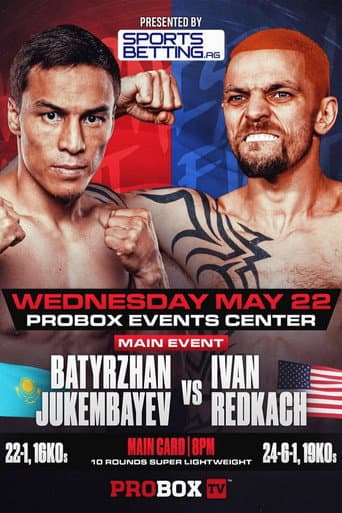 Poster for Batyrzhan Jukembayev vs. Ivan Redkach