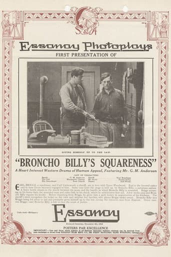 Poster for Broncho Billy's Squareness