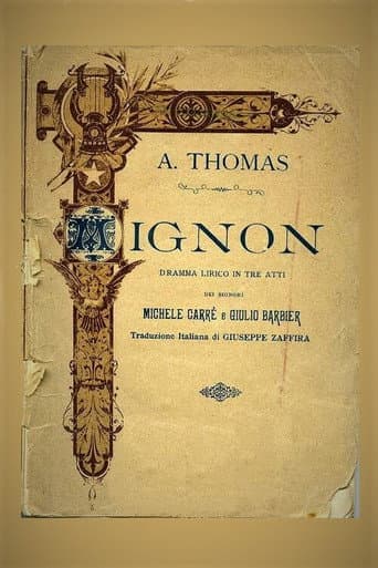Poster for Mignon - Théâtre Impérial de Compiègne