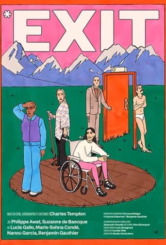 Poster for EXIT - Théâtre du Train Bleu - Festival OFF Avignon