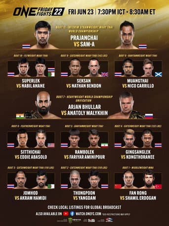 Poster for ONE Friday Fights 23: Paedsanlek vs. Kongklai