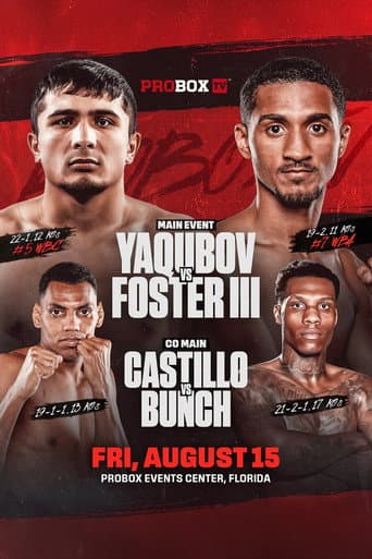 Poster for Muhammadkhuja Yaqubov vs. William Foster III