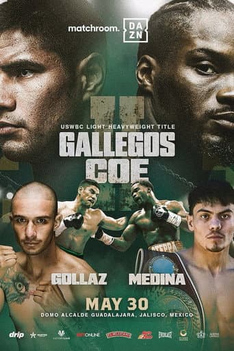 Poster for Manuel Gallegos vs. Khalil Coe II