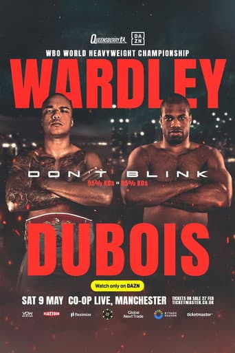 Poster for Fabio Wardley vs. Daniel Dubois
