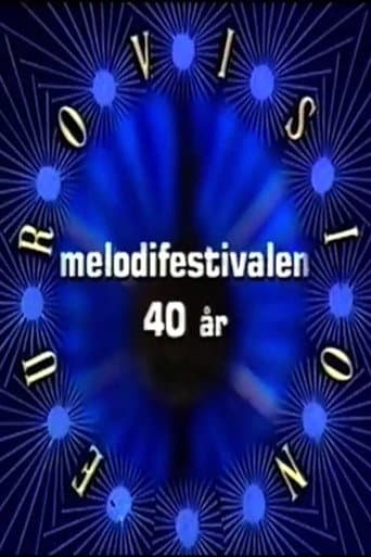Poster for Melodifestivalen 40 år