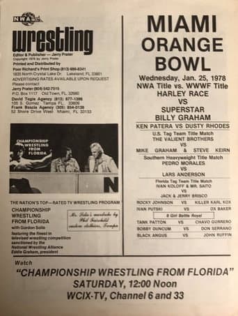 Poster for The Super Bowl of Wrestling
