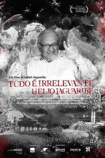Poster for Tudo é Irrelevante. Hélio Jaguaribe