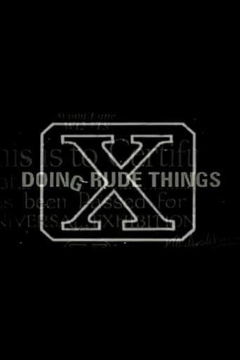 Poster for Doing Rude Things
