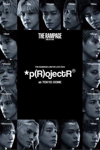Poster for THE RAMPAGE LIMITED LIVE 2024 *p(R)ojectR® at TOKYO DOME