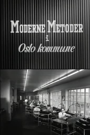 Poster for Oslofilm: Moderne metoder i Oslo kommune