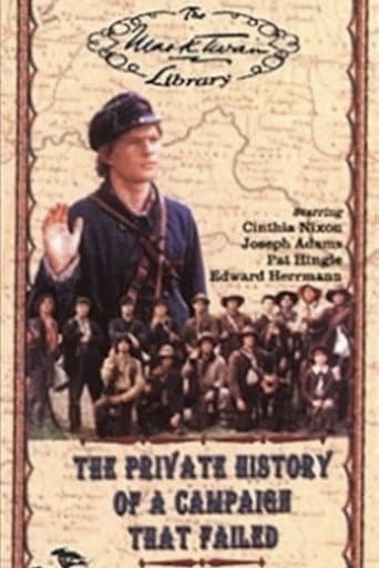Poster for The Private History of a Campaign That Failed