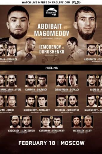 Poster for Eagle FC 45: Gitinovasov vs. Magomedov