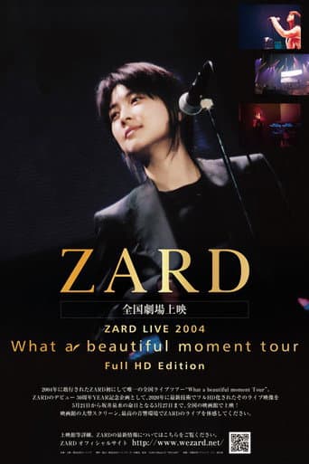 Poster for ZARD LIVE 2004“What a beautiful moment”(Full HD Edition)