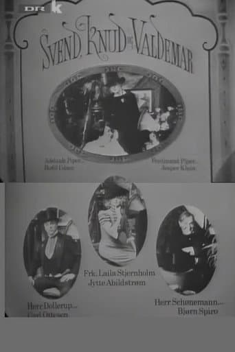 Poster for Svend, Knud og Valdemar