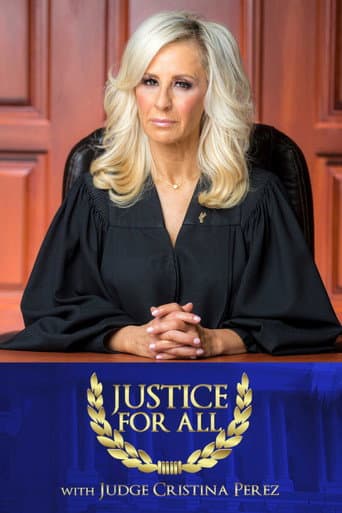 Poster for Justice for All with Judge Cristina Perez