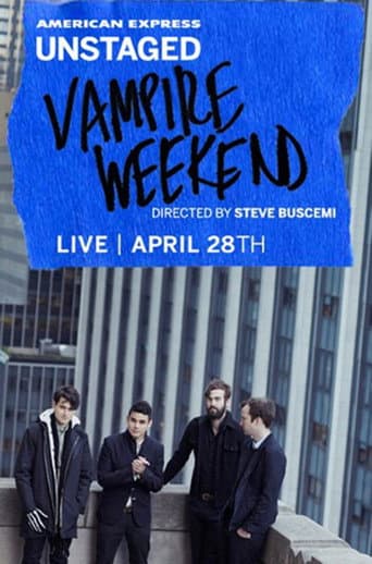 Poster for AMEX Unstaged Presents: Vampire Weekend