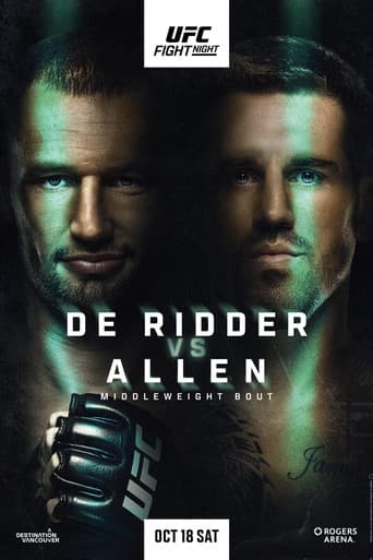 Poster for UFC Fight Night 262: de Ridder vs. Allen