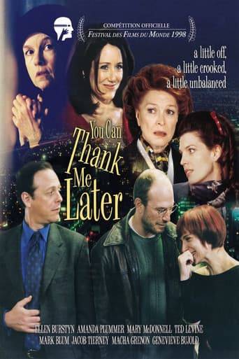 Poster for You Can Thank Me Later