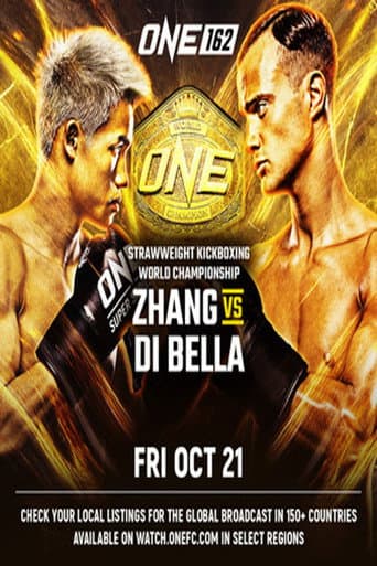 Poster for ONE 162: Zhang vs. Di Bella