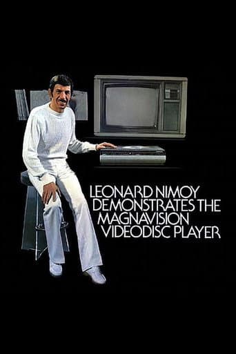 Poster for Leonard Nimoy Demonstrates the Magnavision Videodisc Player