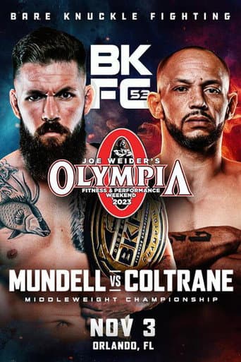 Poster for BKFC 53: Mundell vs Coltrane