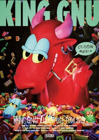 Poster for KING GNU LIVEHOUSE TOUR 2025 CLUB GNU EDITION