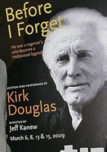 Poster for Kirk Douglas: Before I Forget