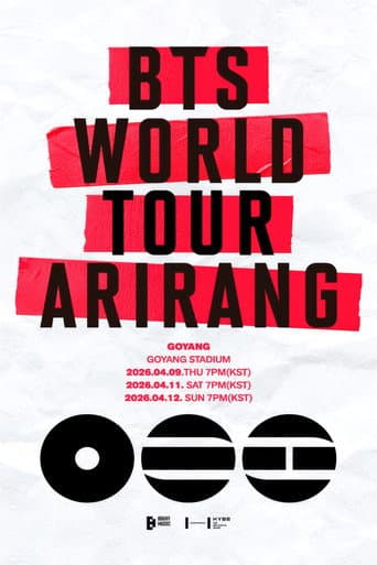 Poster for BTS WORLD TOUR [ARIRANG] in Goyang