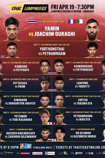 Poster for ONE Friday Fights 59: Yamin vs. Ouraghi