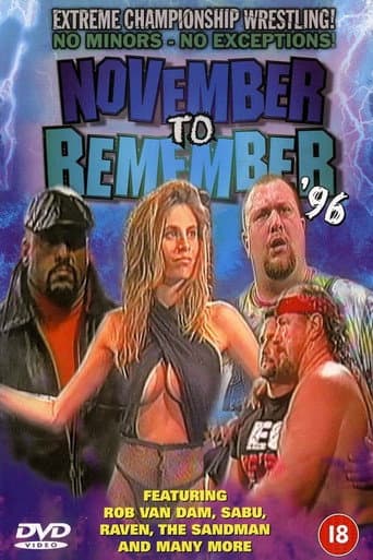 Poster for ECW November to Remember 1996