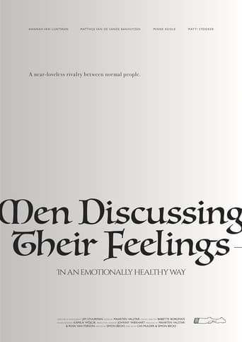 Poster for Men Discussing Their Feelings in an Emotionally Healthy Way