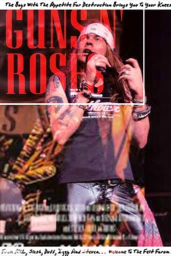 Poster for Guns N’ Roses at the Felt Forum NY