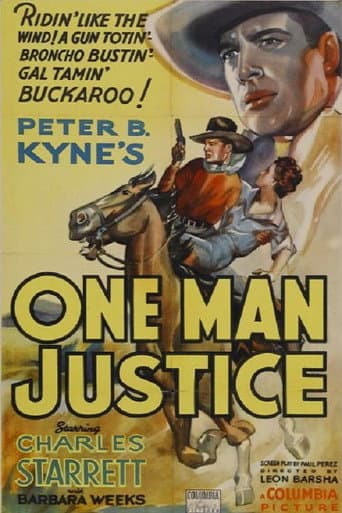 Poster for One Man Justice
