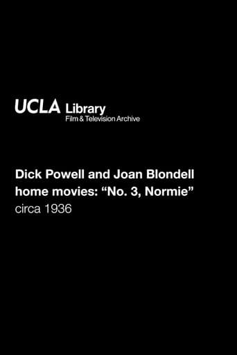 Poster for Dick Powell and Joan Blondell home movies: "No. 3, Normie"