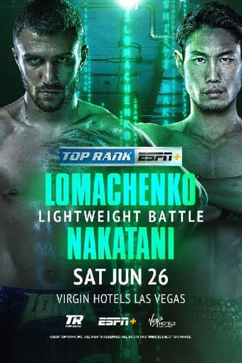 Poster for Vasyl Lomachenko vs. Masayoshi Nakatani